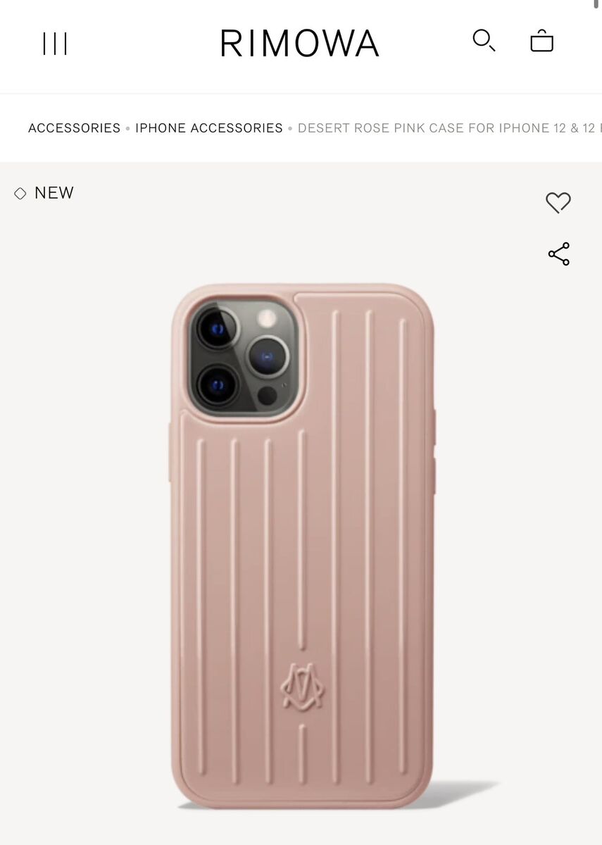 Rimowa Iphone 12 Pro Max Desert Rose Pink Case