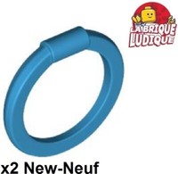 Lego 2X Waffe Hoop Blade Chakram Ring Dunkel Azur 35485
