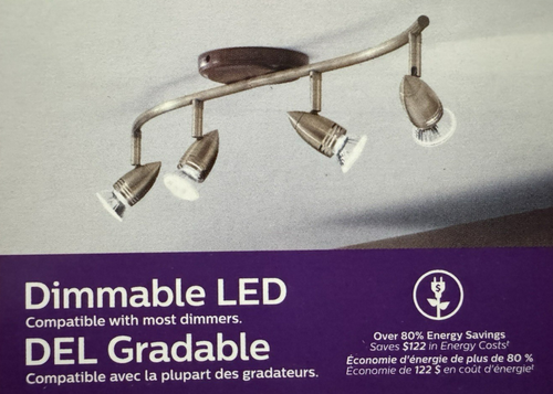 3 PHILIPS 50-Watt PAR20 Dimmable Daylight Bright LED Flood Lights w/Medium Base - Picture 3 of 4