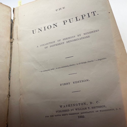 The Union Pulpit - Sermons by Ministers of Different Denominations - 1860 - Picture 4 of 7