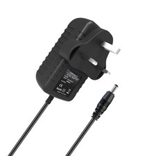 3 Pin UK Plug Power Supply Adapter Mains for Brother PT-65 Label Maker
