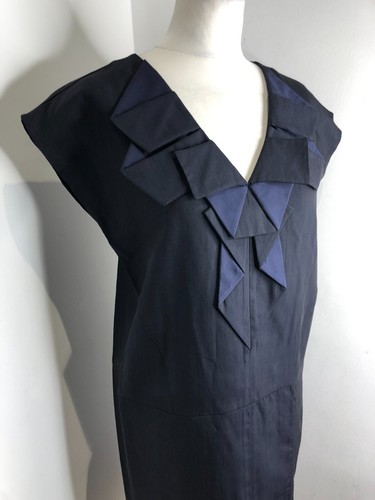 Comptoir Des Cotonniers origami shift dress 36 8 10 VGC midi sheath understated - Picture 3 of 9