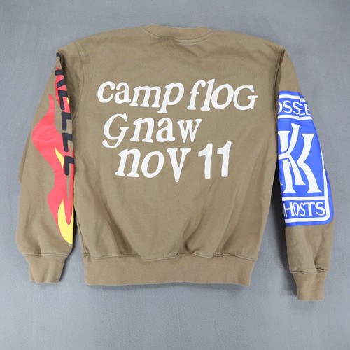 Lucky Me I See Ghosts Kid Cudi Camp Flog Gnaw Nov 11 Kanye Sweatshirt Size Small - Picture 3 of 5