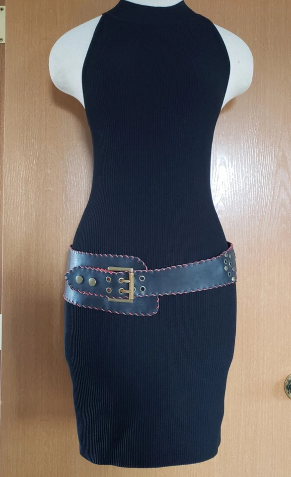 Cinturón de cuero holgado hecho a mano disfraz gótico boho steampunk Burning Man Festival Foto 4 de 4