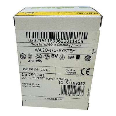 WAGO 750-841 Ethernet Controller for sale online | eBay