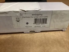 BRIZO RP81627PG PUSH BUTTON POP-UP DRAIN WITHOUT OVERFLOW