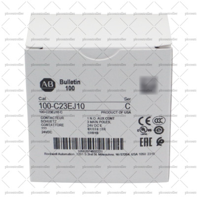 Brand New 100-C23EJ10 Allen-Bradley 100-C IEC Contactor 24V DC Electronic Coil