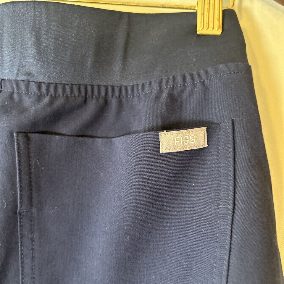 Figs Scrub Pants Womens XXS Blue Yola Skinny Slim Bottoms Technical