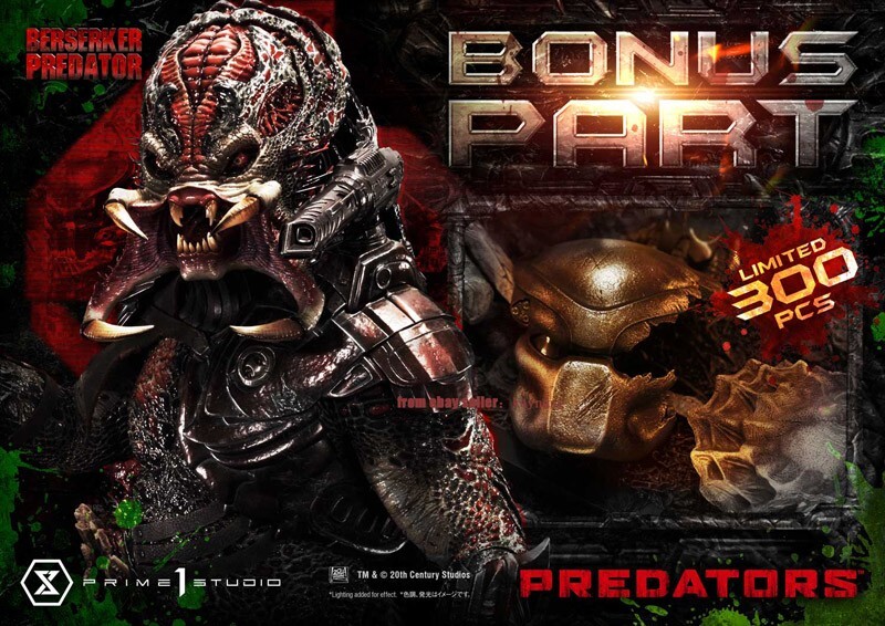 Prime 1 Studio MMPR-03DXS 1/3 Predators Berserker Deluxe Bonus Ver
