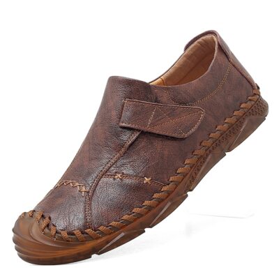 Men's Casual Shoes Soft Leather Loafers Breathable Shoes Moccasins Sneakers 