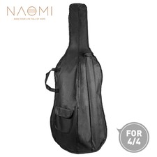 NAOMI 4/4 Cello Soft Bag Case Durable Adjustable Shoulder Strap Cello Bag