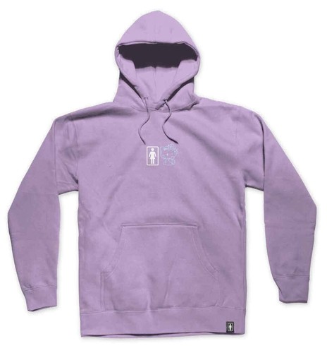 Girl Skateboards Hello Kitty 50th Anniversary Partners Hoodie Black or Purple - Picture 5 of 5
