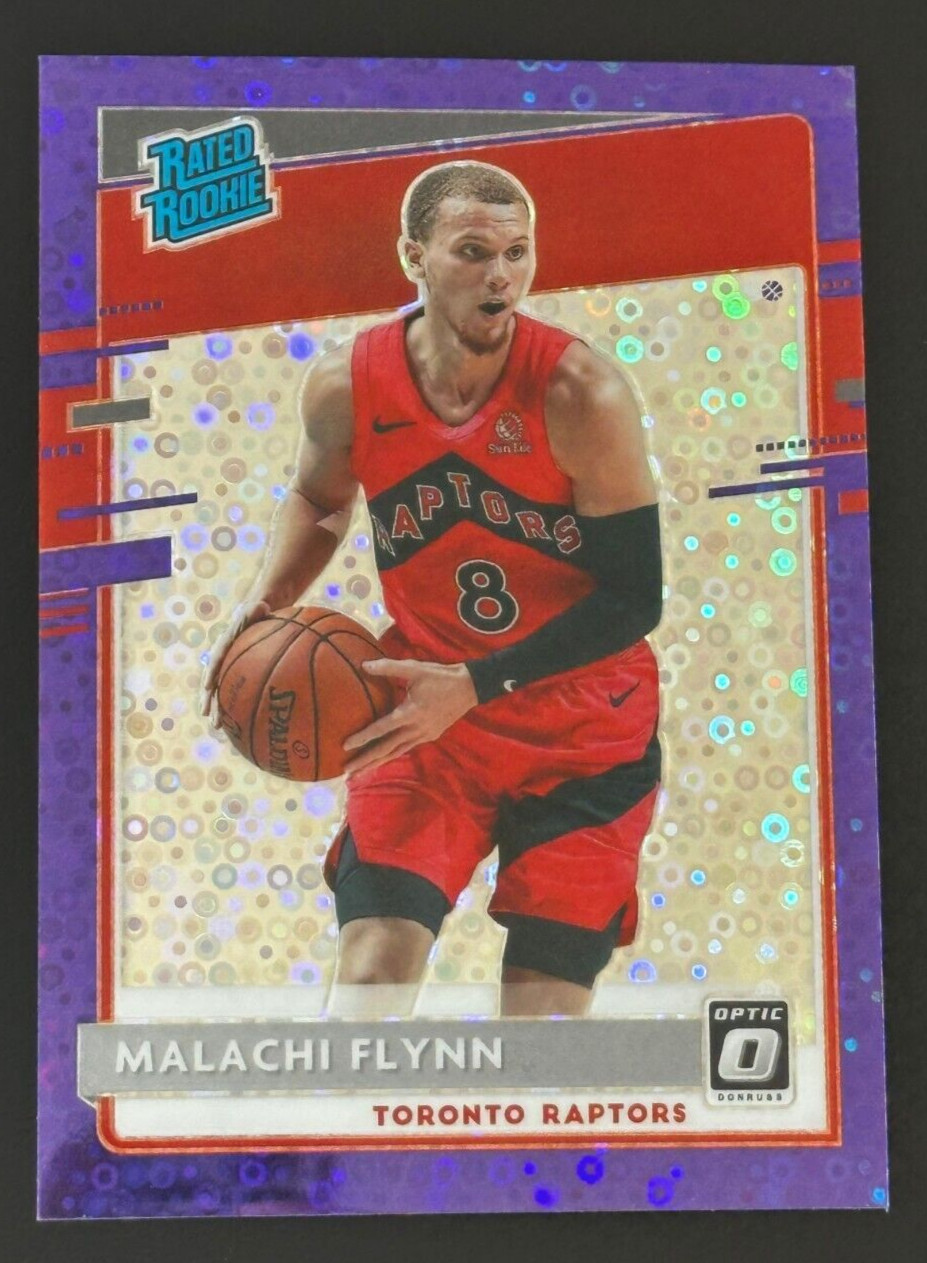 2020-21 Donruss Optic Fast Break Purple Malachi Flynn Rated Rookie #179 81/95