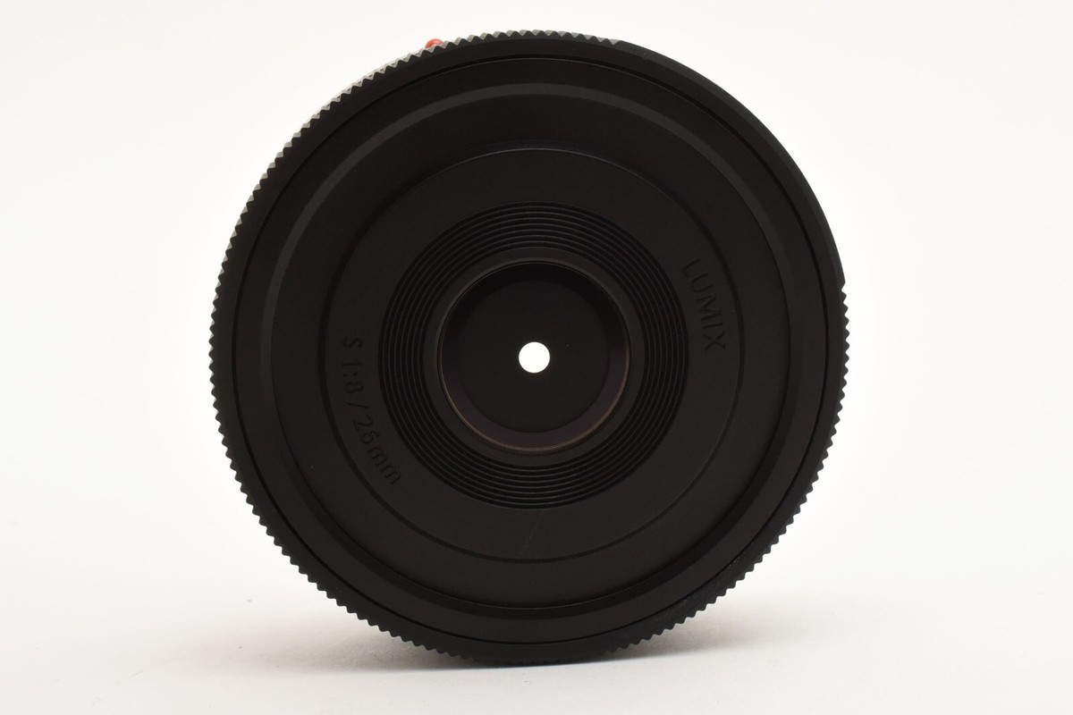 Exc Panasonic Lumix S 26mm f8 L-Mount Lens S-R26 Black
