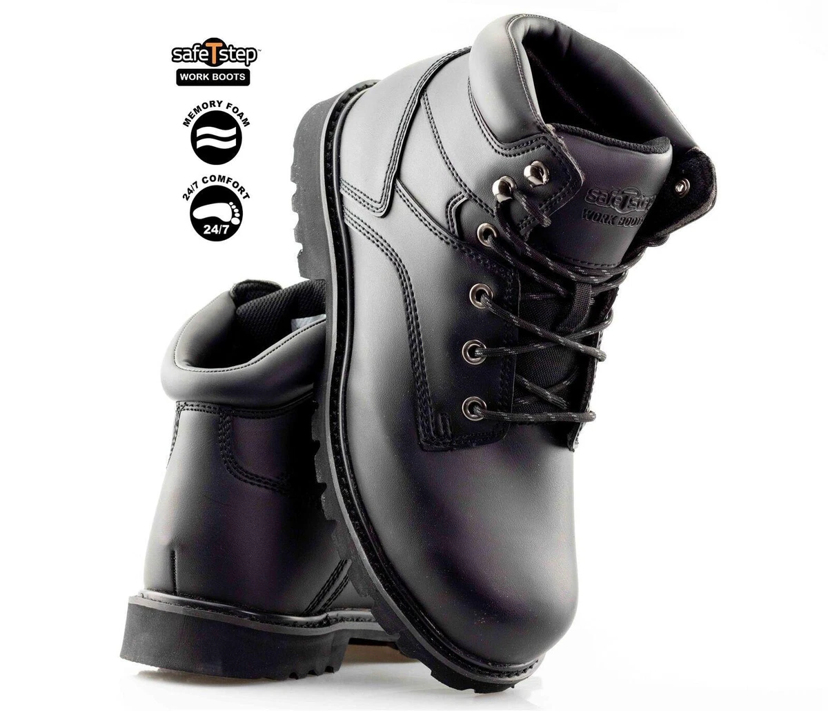 Safe step clearance work boots