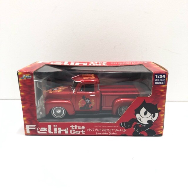 Felix the Cat 1/24 Jada Toys 1953 Chevrolet Pick Up Lowrider Series Red 835350 | eBay Felix the Cat 1/24 Jada Toys 1953 Chevrolet Pick Up Lowrider Series Red 835350 | eBay