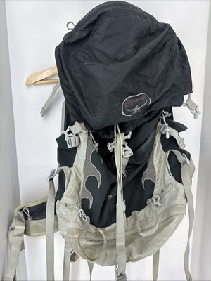 OSPREY TALON 44 Backpack Mens M/L Black Gray Airscape Hiking Trekking Daypack