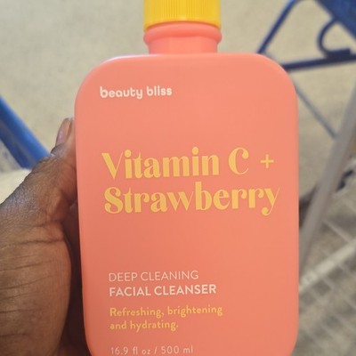 Beauty Bliss Vitamin C + Strawberry Deep Cleansing Face Cleanser 16.9 fl oz