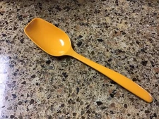 Vintage Rosti Melamine Serving Spoon Yellow Kitchen Utensil Made In Denmark 10”
