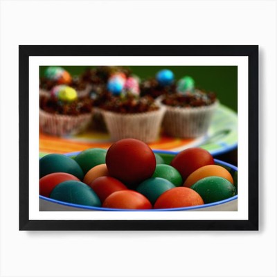 Ostereier 407 Kunstdruck gerahmt Wandbild Poster Leinwanddruck Bild