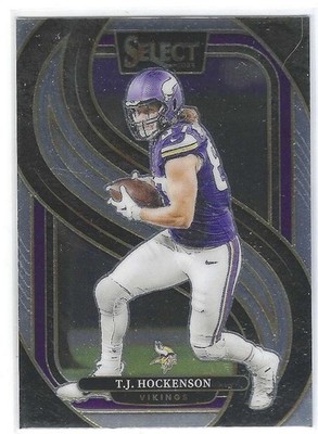 T.J. Hockenson 2024 Panini Select Premier Level SP #194 Minnesota Vikings