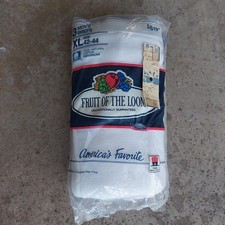 NOS 1980's Mens Fruit Of The Loom Briefs Underwear Size XL 42-44