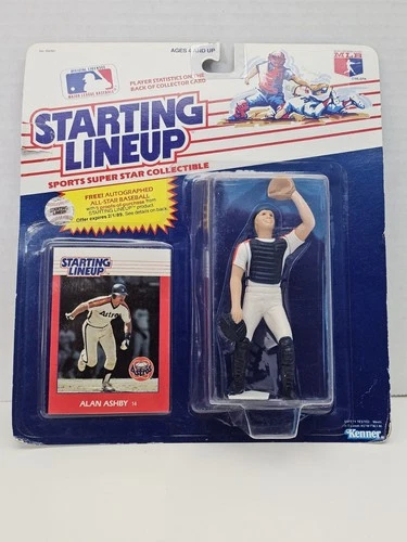 1988 Kenner Starting Lineup Alan Ashby Houston Astros Figure Card Sealed MOC MLB