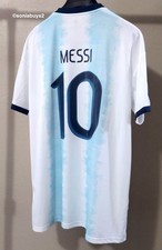 Adidas Men's MESSI Argentina Home Soccer Jersey, DN6716, Size XL
