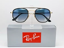 Ray-Ban Marshal II RB3648M 52mm Geometric Unisex Sunglasses - Blue Gradient Lens