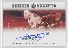 2020-21 Ultimate Collection Rookie Accents 77/99 Steven Lorentz #RA-SL Auto 1n8f