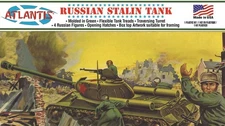 Atlantis 1:48 Stalin Tank Plastic Model Kit A303