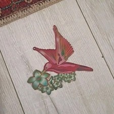 Metal Colorful Hanging Beautiful Hummingbird Ornament