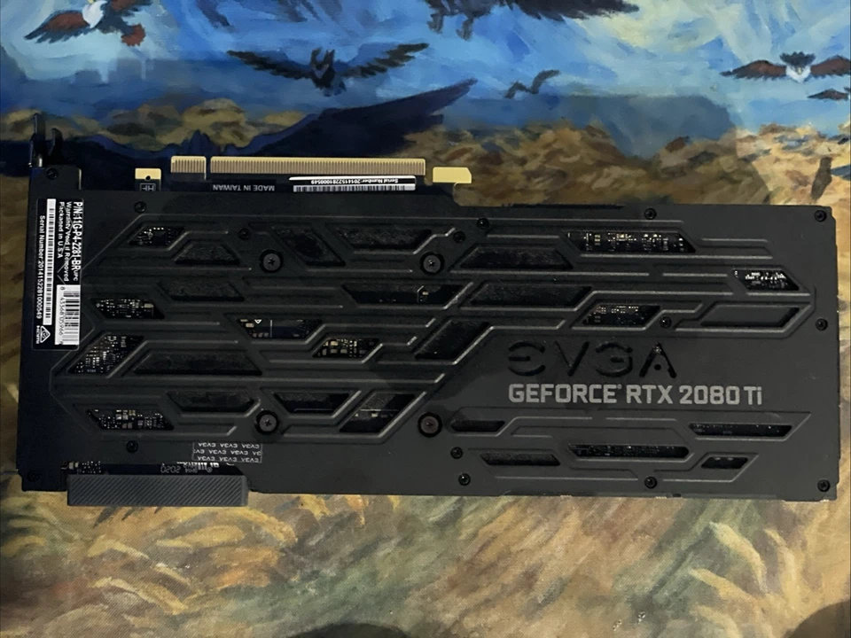 EVGA NVIDIA GeForce RTX 2080 Ti 11GB GDDR6 Graphics Card 11G-P4-2281-BR *Used* - Image 2 of 4