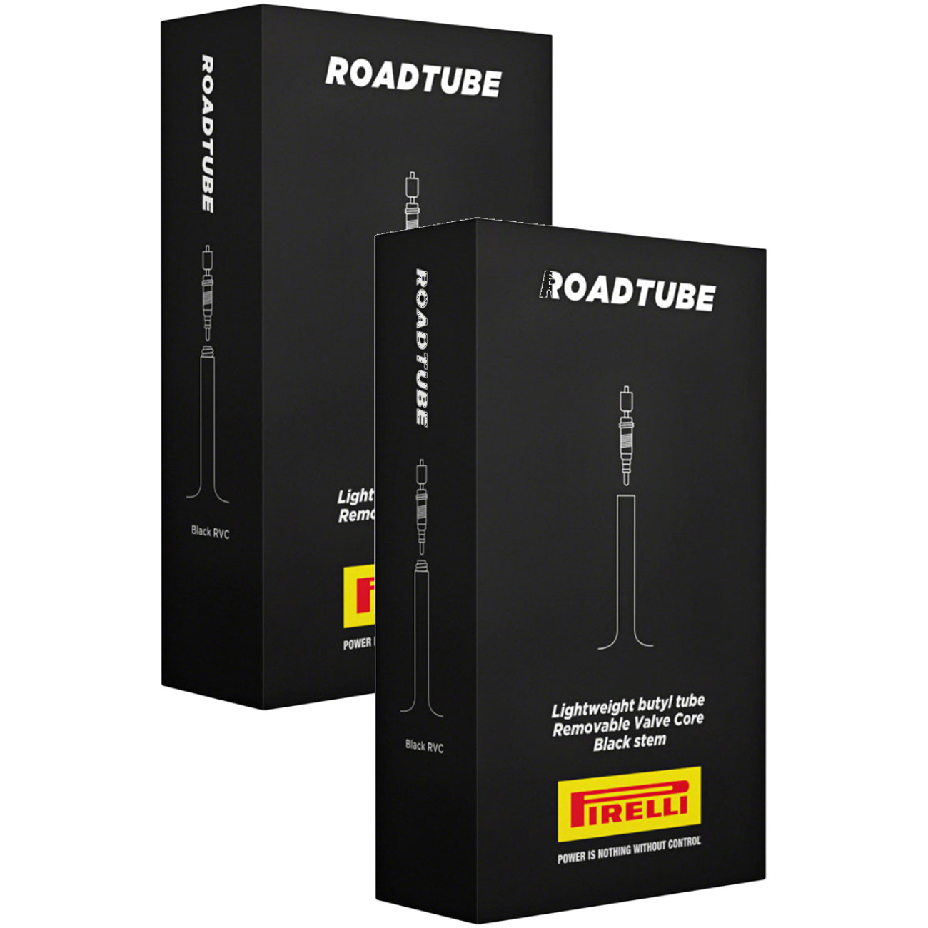 Комплект из 2 трубок Pirelli RoadTube - 700 x 23-30 мм, 48 мм, клапан Presta