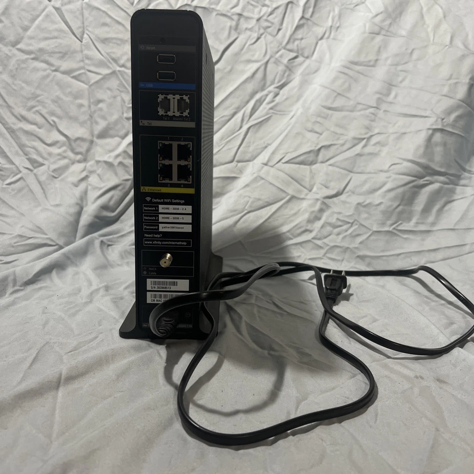 Xfinity DPC3941T DOCSIS 3.0 двухдиапазонный WiFi XB3 устройство типа голосовой шлюз маршрутизатор - Изображение 3 из 3