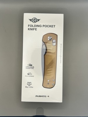 Oknife Rubato 4 Folding Knife 3'' Satin S35VN Steel Blade PEI Handle