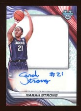 2024-25 Bowman University's Best Refractor Sarah Strong Jumbo Patch AUTO