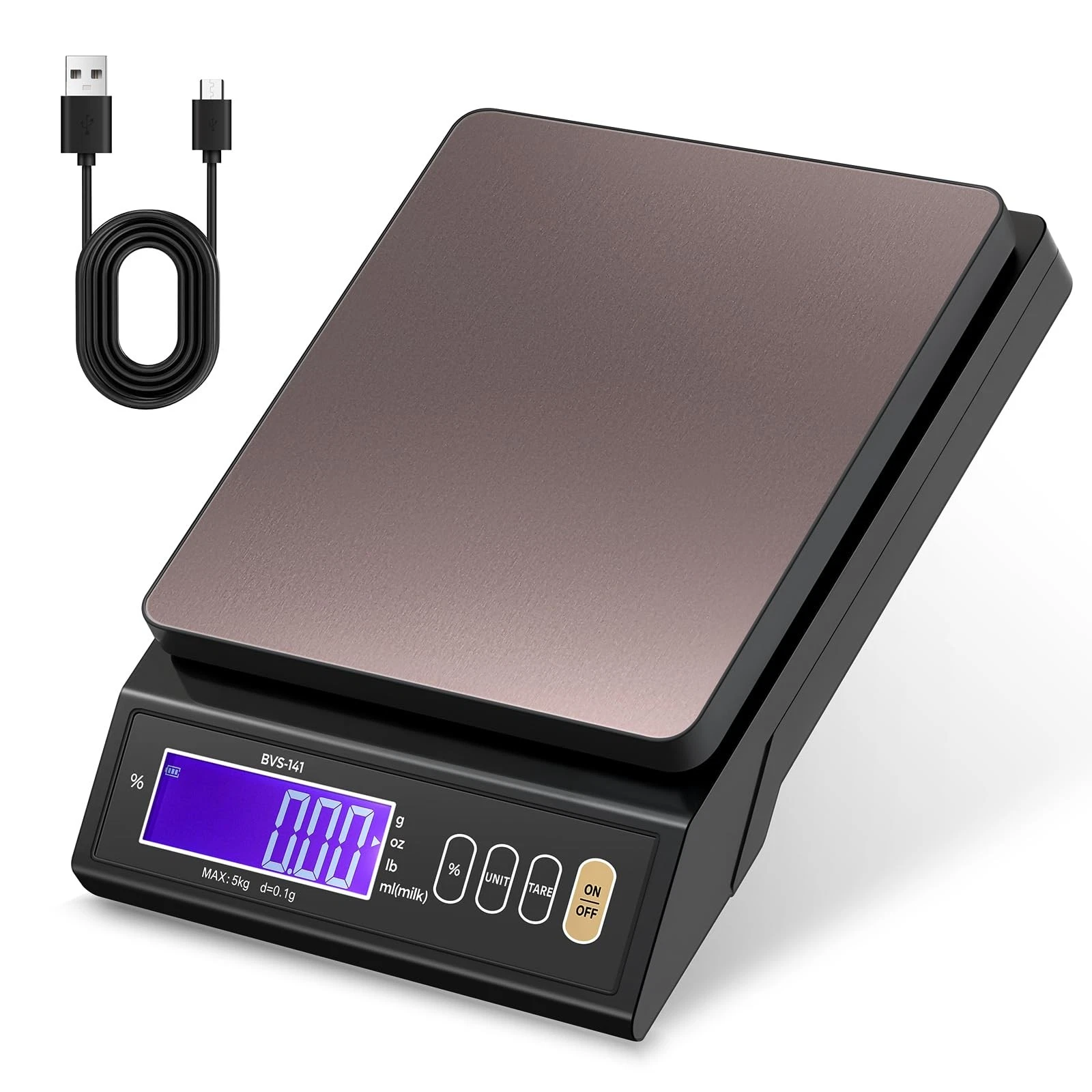 Baking Scale 0.1 Gram Accuracy Digital Scale for Kitchen, Candle, Soap and So...