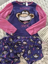 Bobby Jack Girls 14 Y2K Pajama Set Long Sleeve Shirt Pants Read Description
