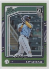 2024 Panini Donruss Optic Rated Prospects Lime Green Prizm /149 Xavier Isaac e6p