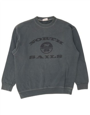 North Sails Mens Graphic Sweatshirt Jumper Medium Blue CE01