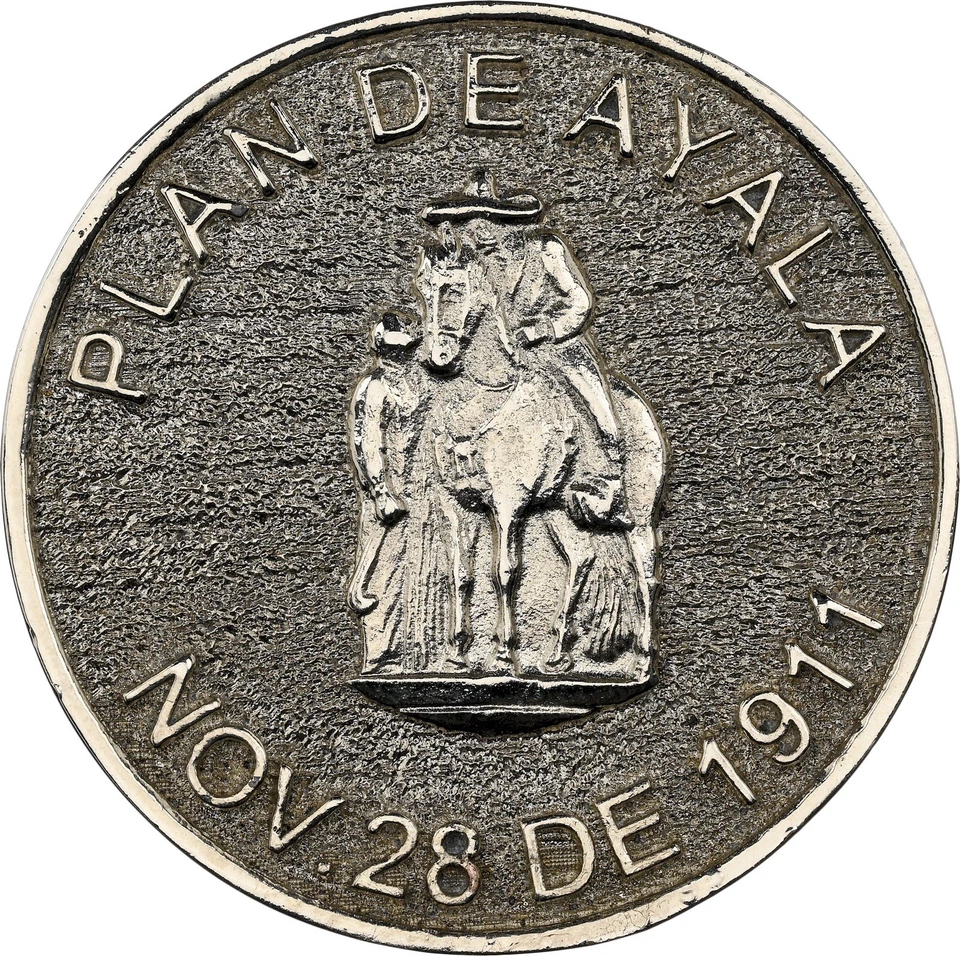 2011 Mexico GS 100th Anniversary Plan de Ayala Medal MS 68 NICKEL - Image 4 of 4