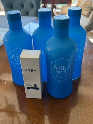 ASEA Redox Cell Signaling Supplement 4x 32oz Bottles New Sealed PLUS GEL SUPP