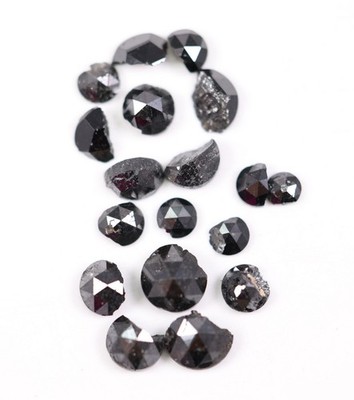 Natural Black Loose Broken Diamond For Unique Jewelry Making & Artisan Designs