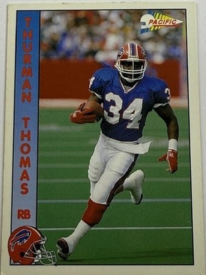 1992 Pacific Football Cards - Complete Your Set - U Pick from List