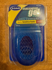 Dr. Scholls Women's Massaging Gel Heel Cushions  Sensitive Heels  New, Opened