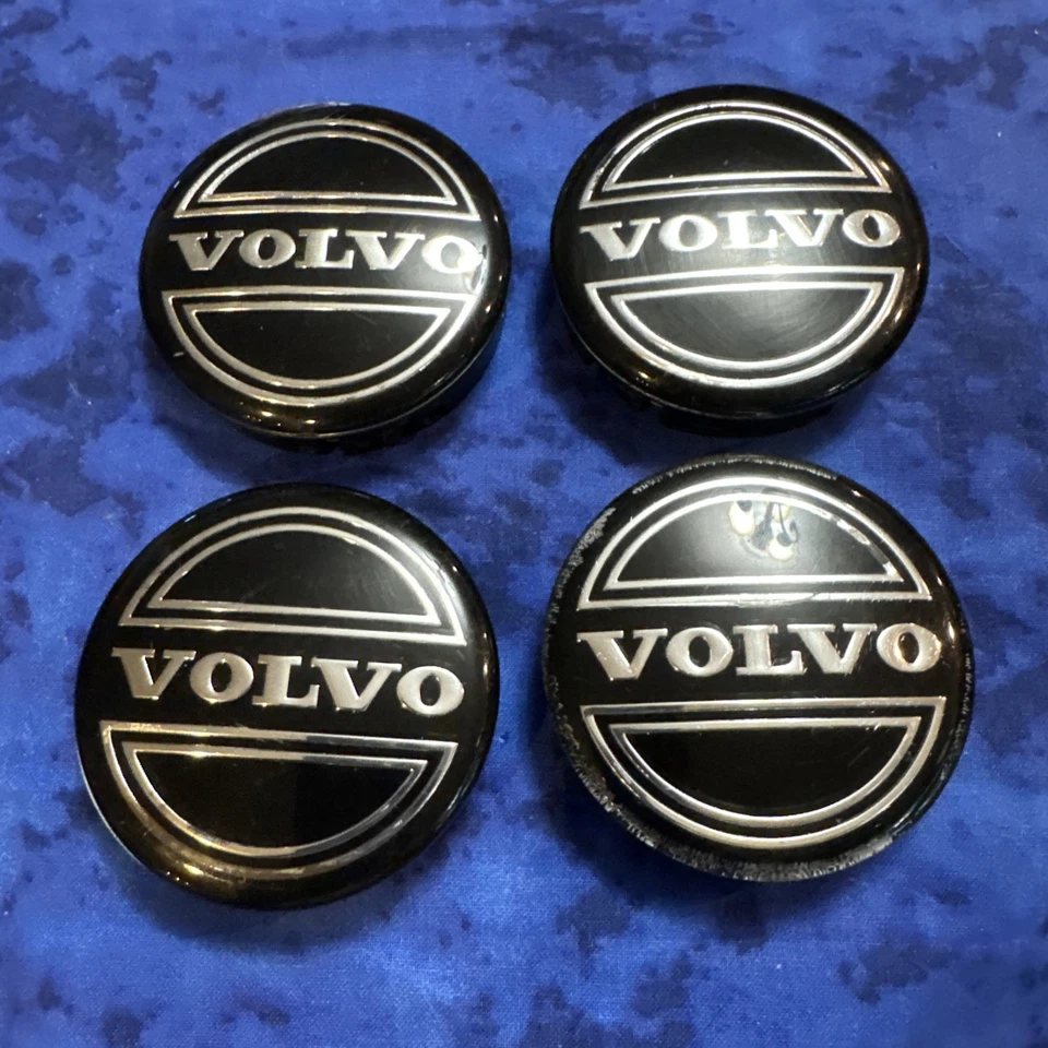 Центральный колпак Volvo 2 1/2 дюйма от оригинального производителя черный xc9 850 940 960 c70 деталь #30666913 - НАБОР ИЗ 4 - Изображение 2 из 4