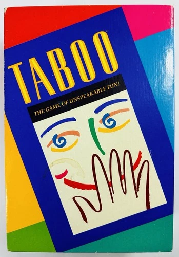 Vintage Taboo The Game of Unspeakable Family Fun Milton Bradley 1989, Complete