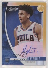 2019-20 Absolute Memorabilia Rookie Variations Level 1 Matisse Thybulle Auto va5
