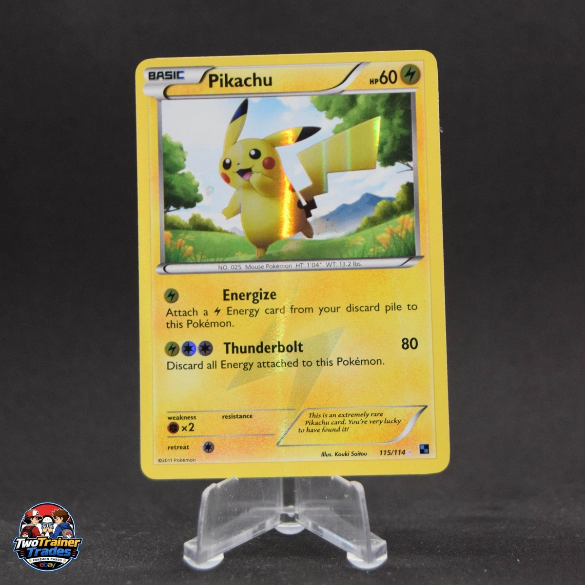 Pikachu Pokémon TCG Black & White Collectible Individual Card